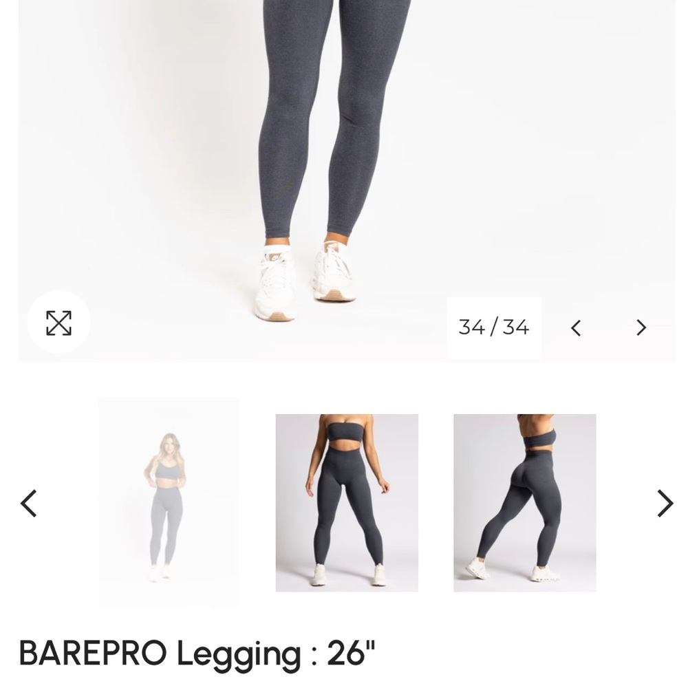 P'tula Bare Smokey Blue Leggings